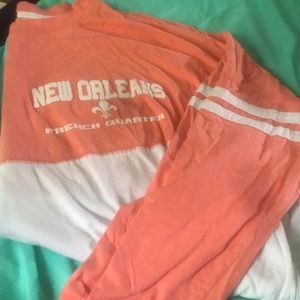 New Orleans jersey long sleeve shirt